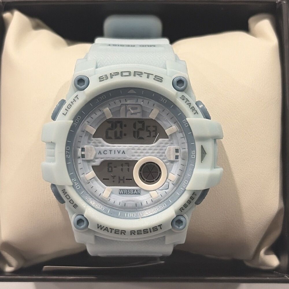 ACTIVA X Invicta Digital Essentials Women's Watch Light Blue 46mm ACW533-007